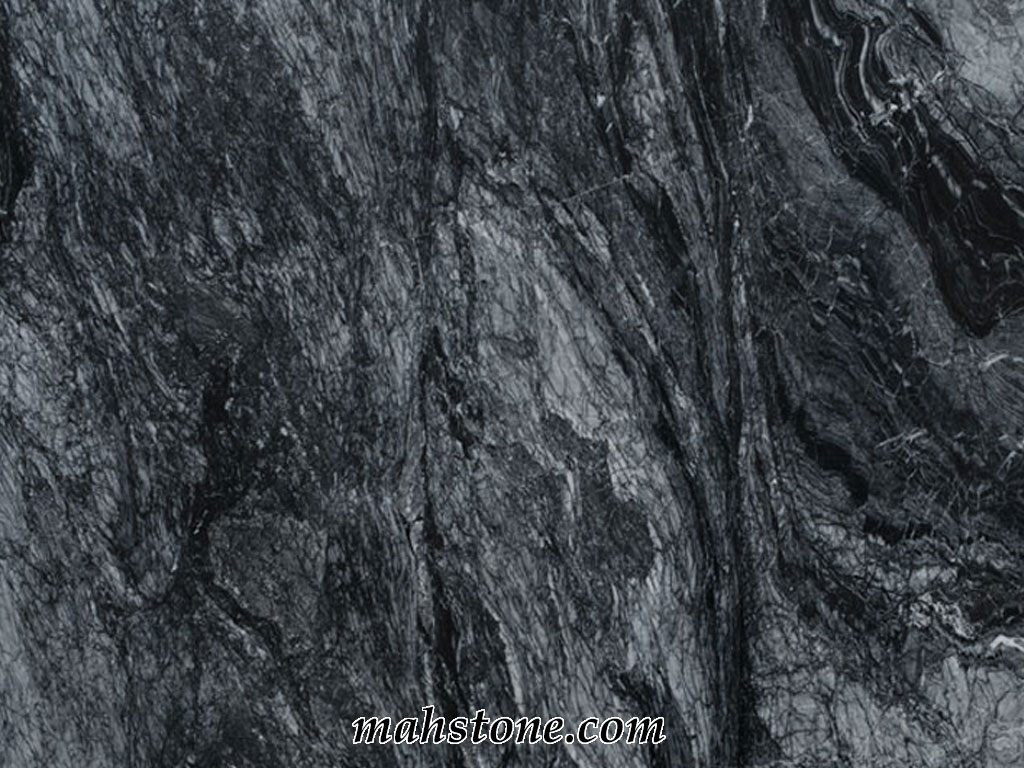 Aligudarz black marbel stone